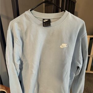 Baby blue medium Nike crew neck